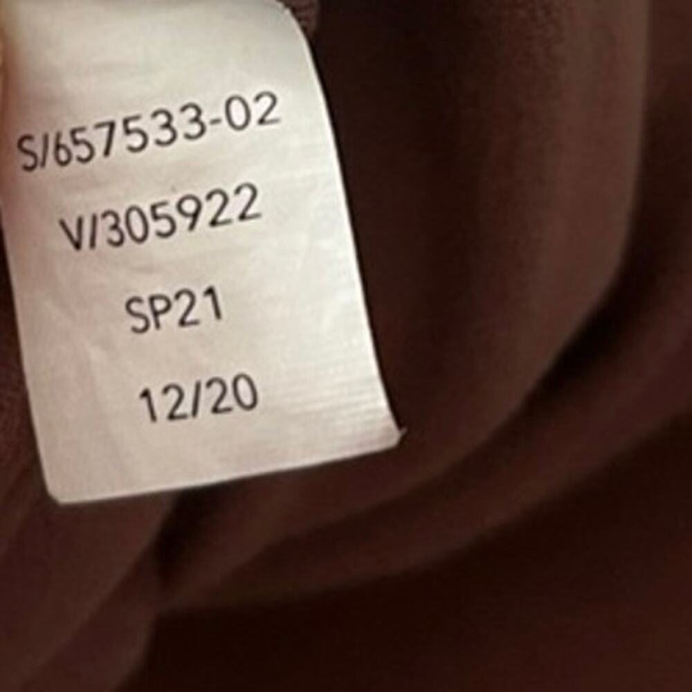 Athleta Elation Pirouette 7/8 Leggings XS Brown Criss Cross Hem High Rise Yoga - Picture 9 of 14